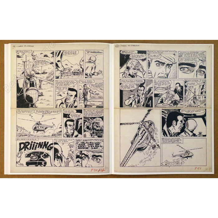 Tibet - Duchâteau Ric Hochet L'ombre de Caméléon