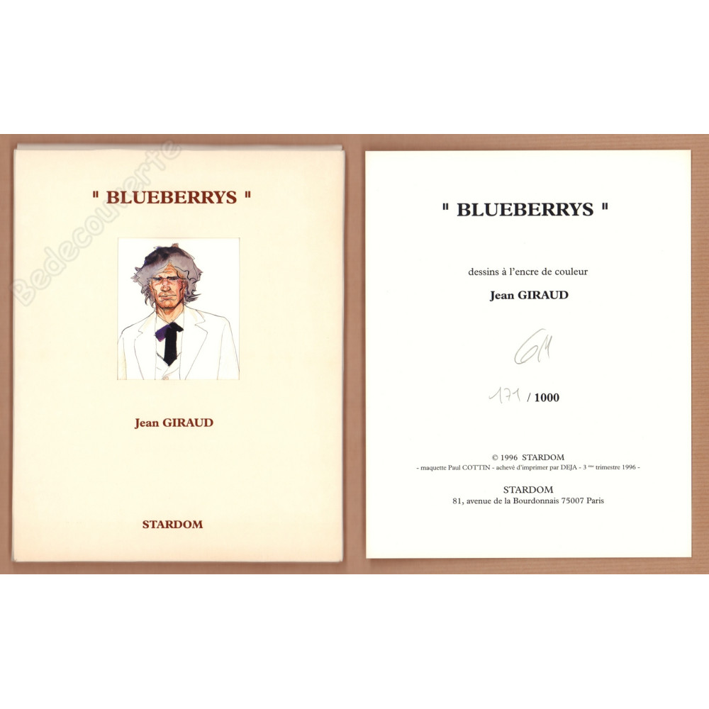 Giraud Moebius - Portfolio Blueberrys 1996