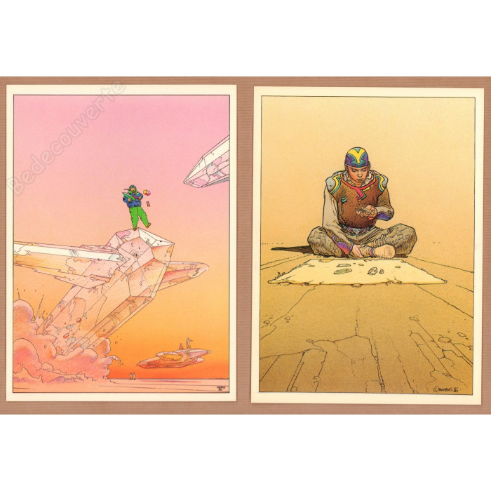 Moebius - Portfolio Cristal Saga 1986