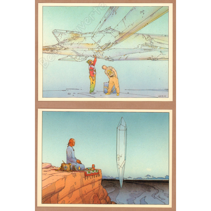 Moebius - Portfolio Cristal Saga 1986