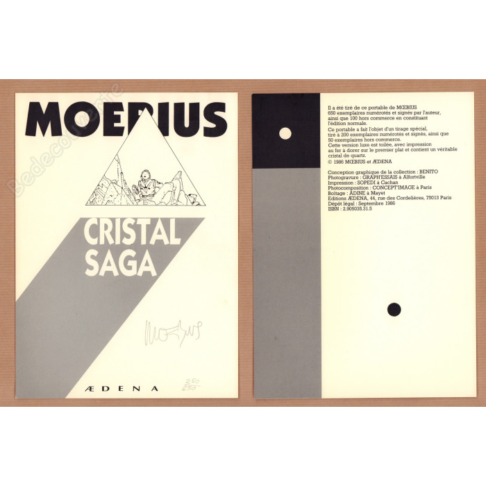 Moebius - Portfolio Cristal Saga 1986