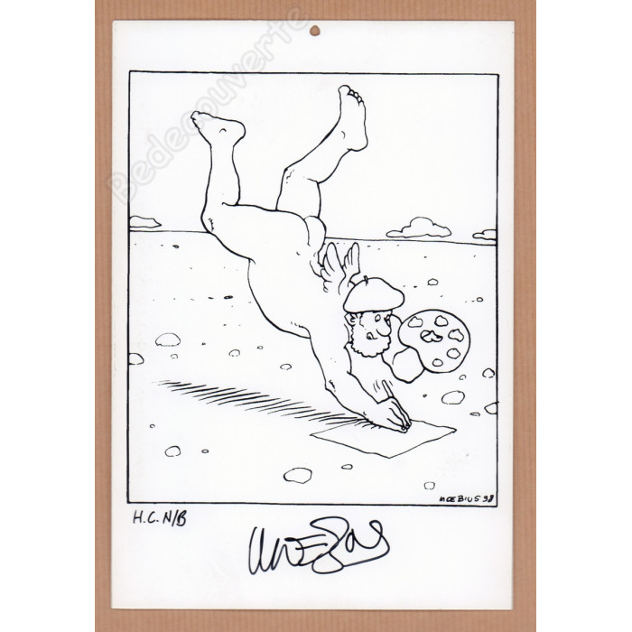 Moebius - Plaque émaillée Vilo Diffusion NB