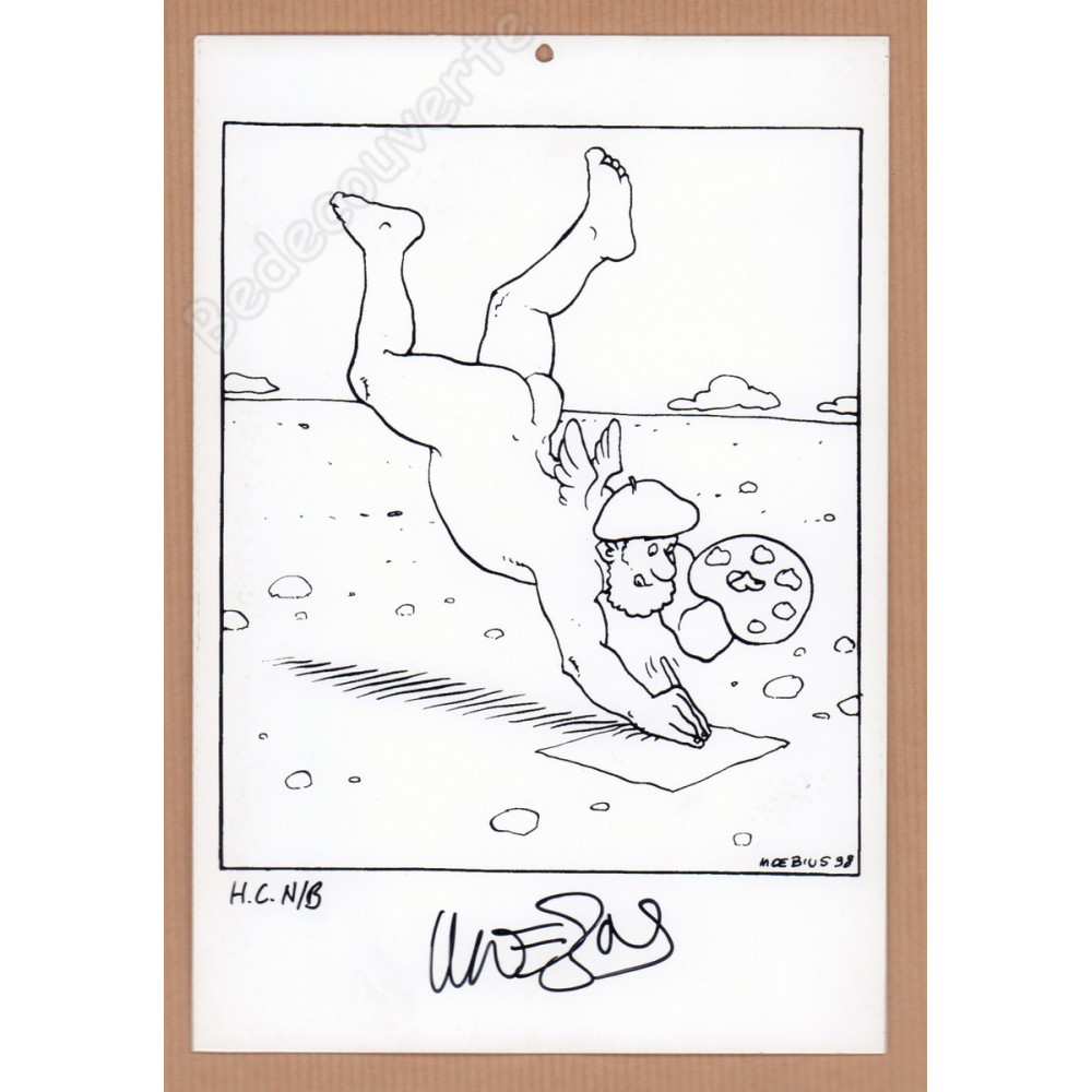 Moebius - Plaque émaillée Vilo Diffusion NB