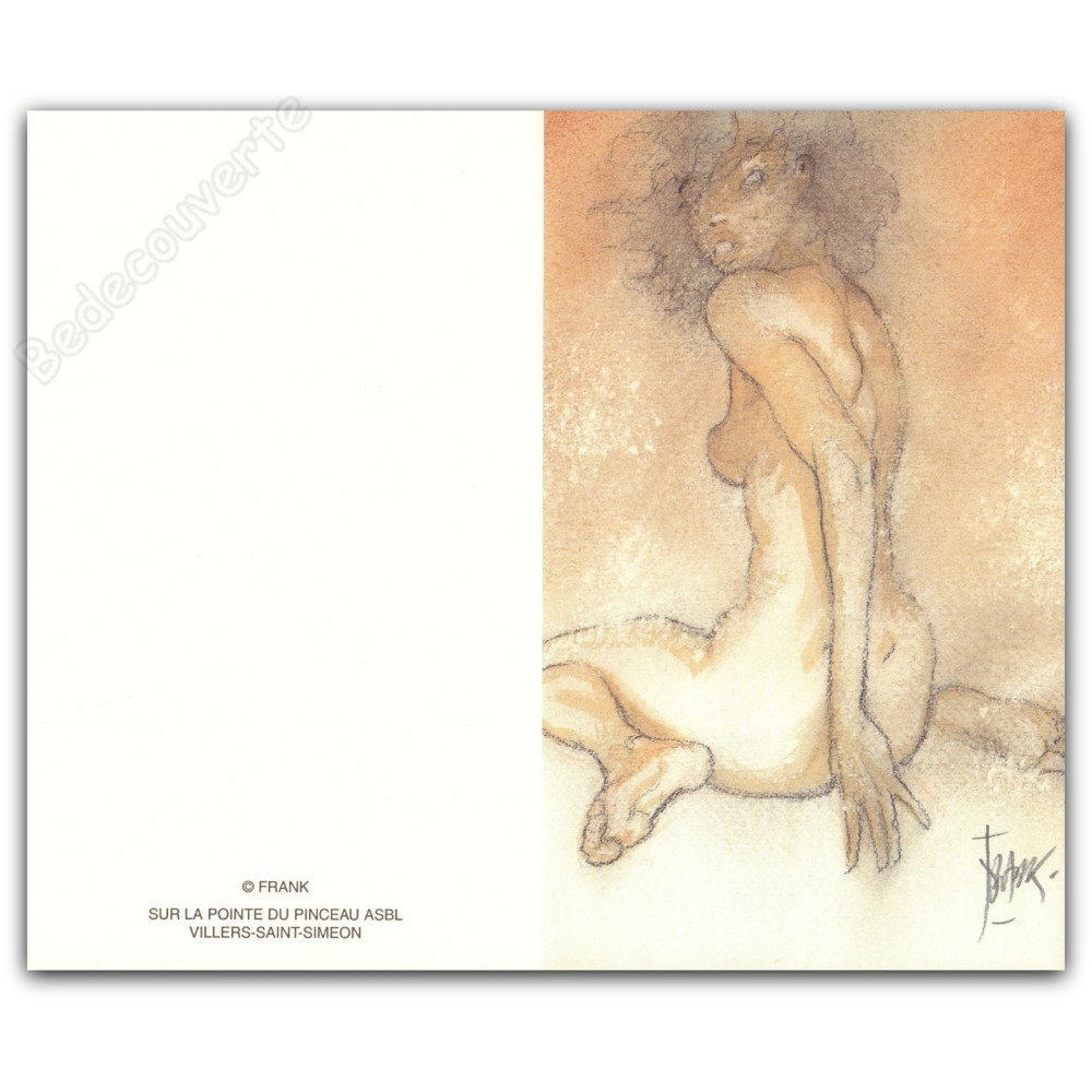 Frank Pé - Carte Zoo Manon 01