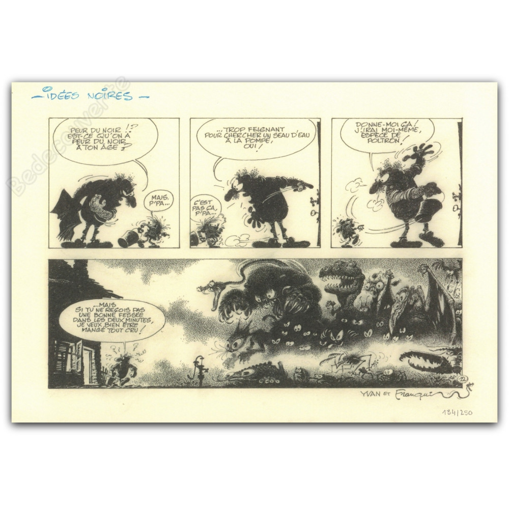 Franquin - Idées Noires Les origines