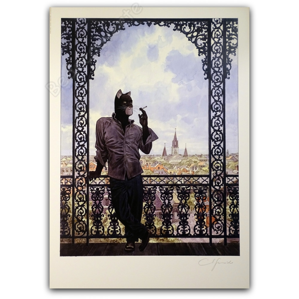 Guarnido - Blacksad au balcon