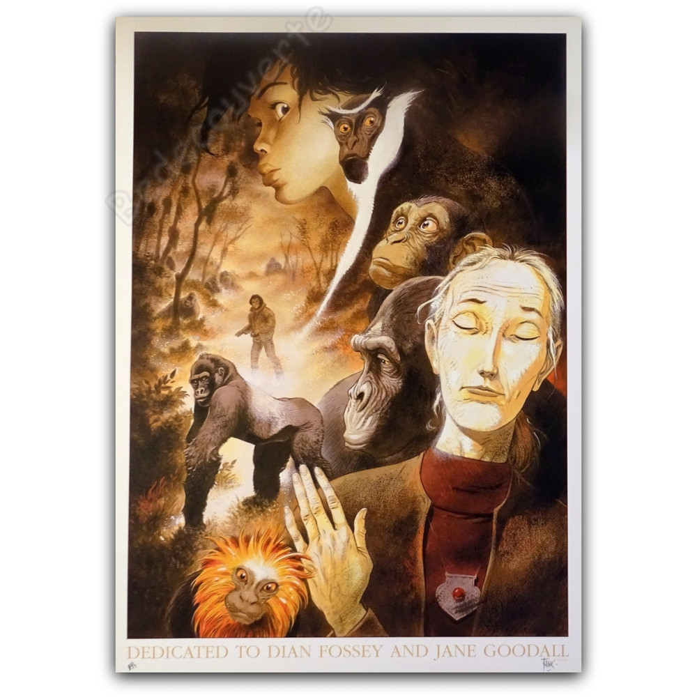 Frank Pé - Zoo Dedicated to Dian Fossey et Jane Goodall