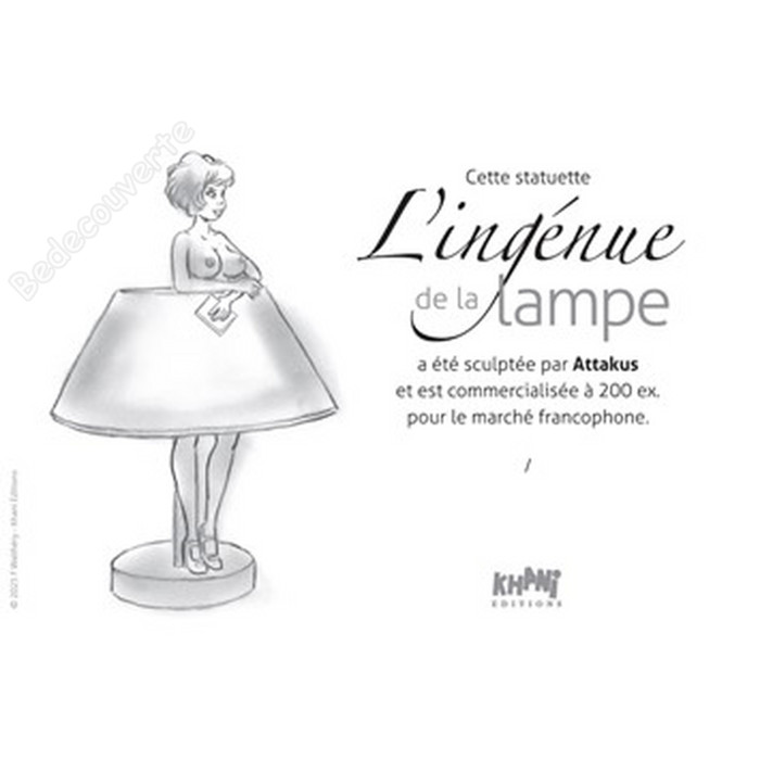 Walthéry - Statuette L’ingénue de la Lampe