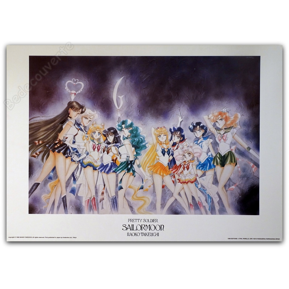 Takeuchi - Sailor Moon Pretty Soldier 1000 Editions 50x70
