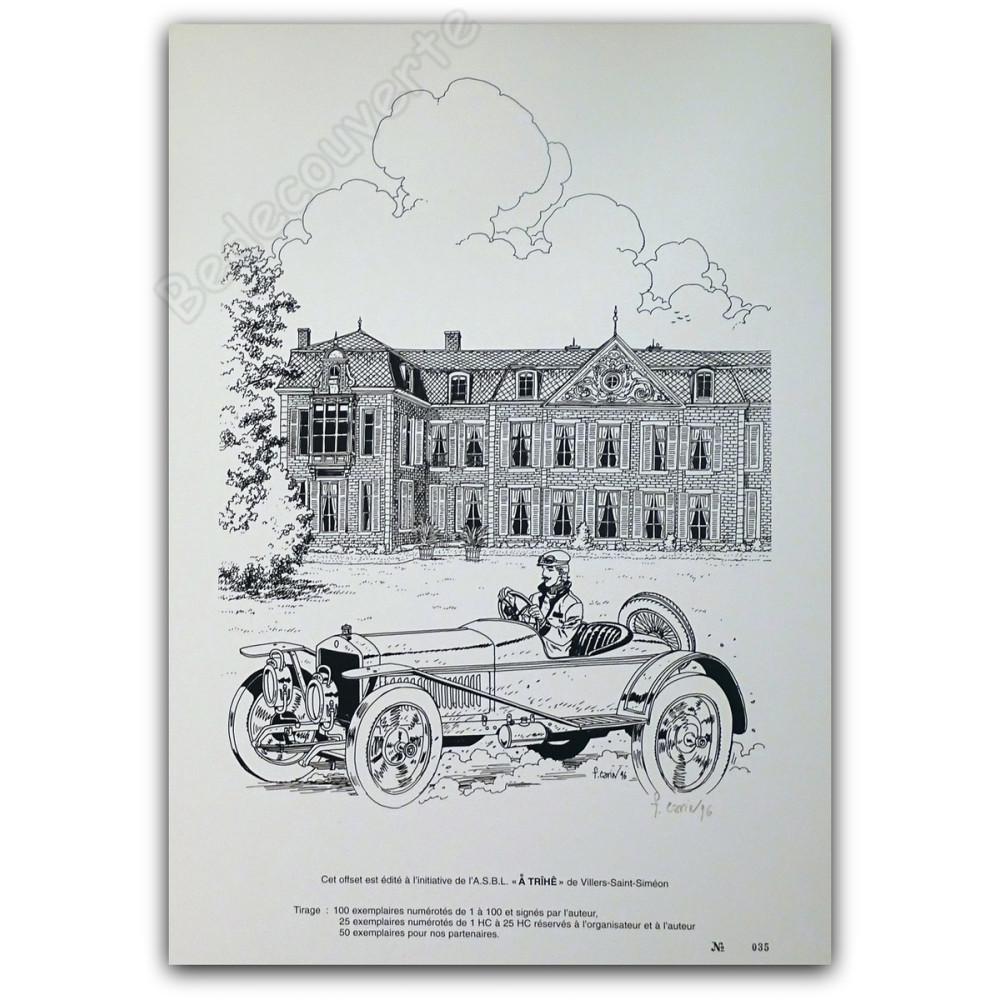 Carin - Victor Sackville voiture de course Villers-Saint-Siméon