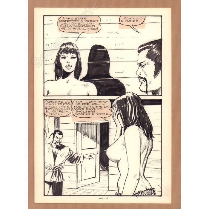 Manara Milo - Planche Originale Jolanda 44-3