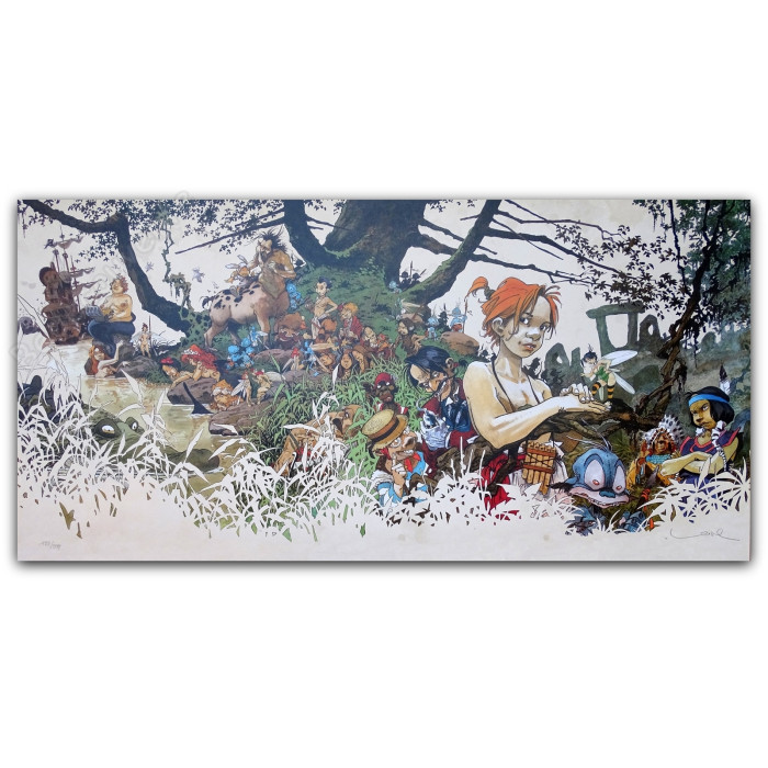 Loisel - Peter Pan Les personnages 399ex Signé