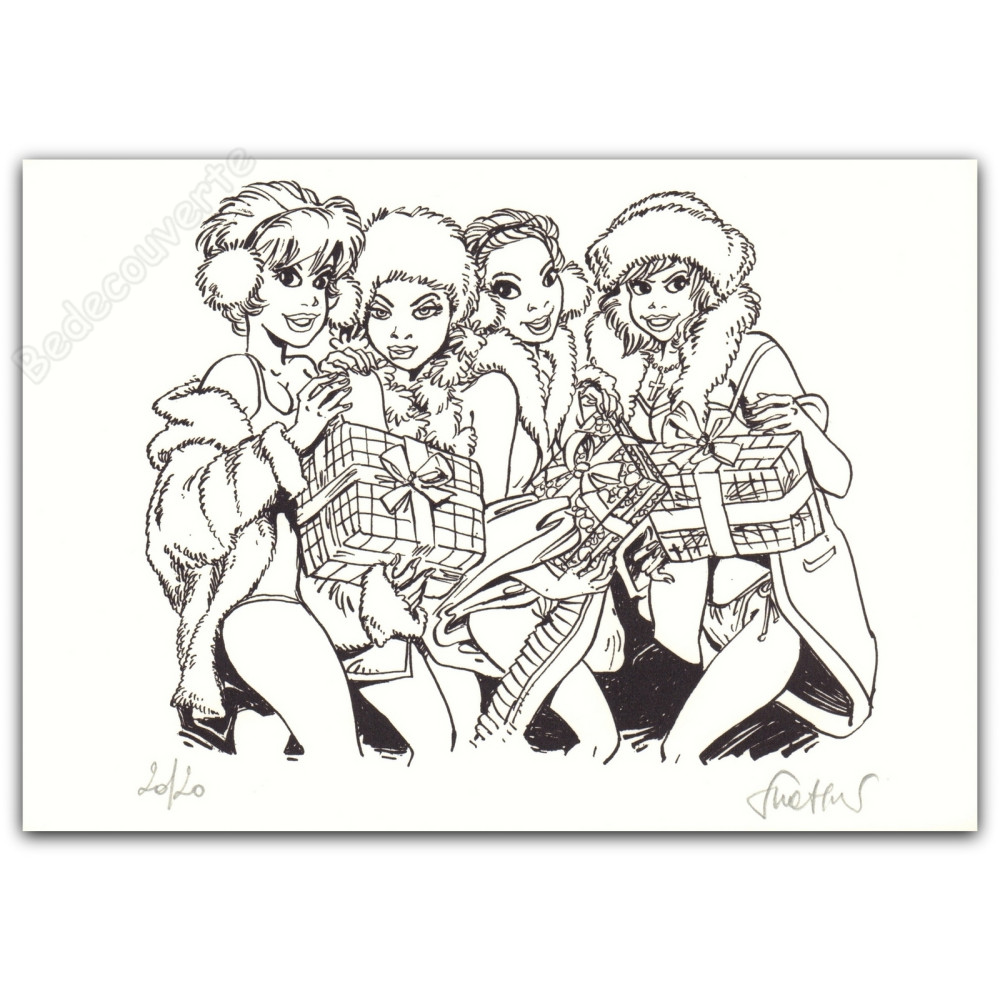 Walthéry - Natacha et ses amies Petit format NB