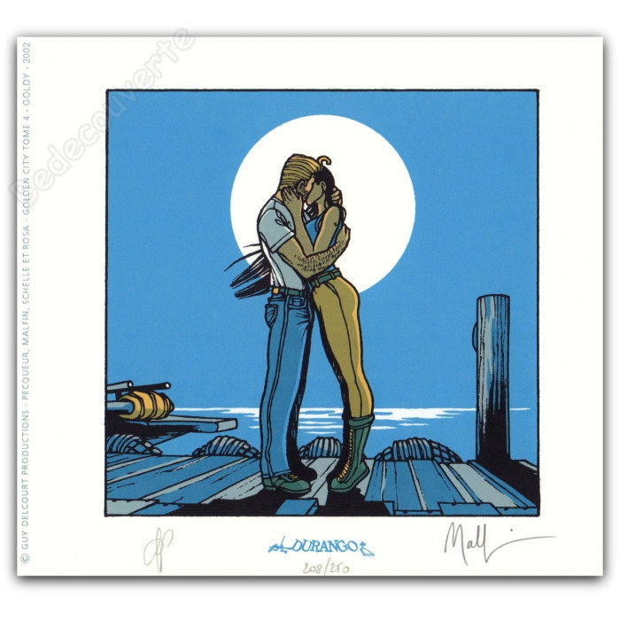 Malfin - Golden City 4 Goldy - EO + Ex-libris