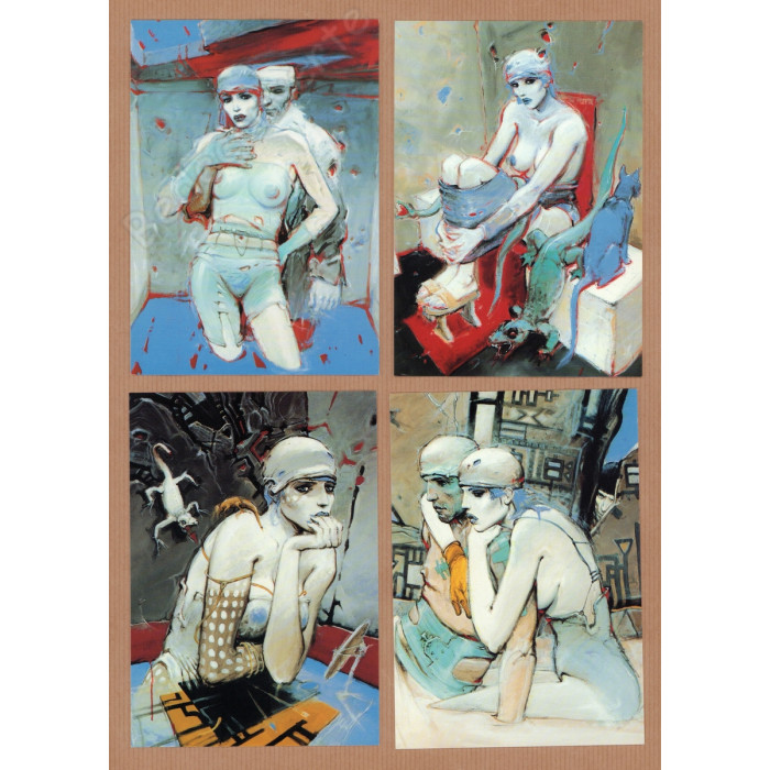 Bilal - Lot de 4 cartes...