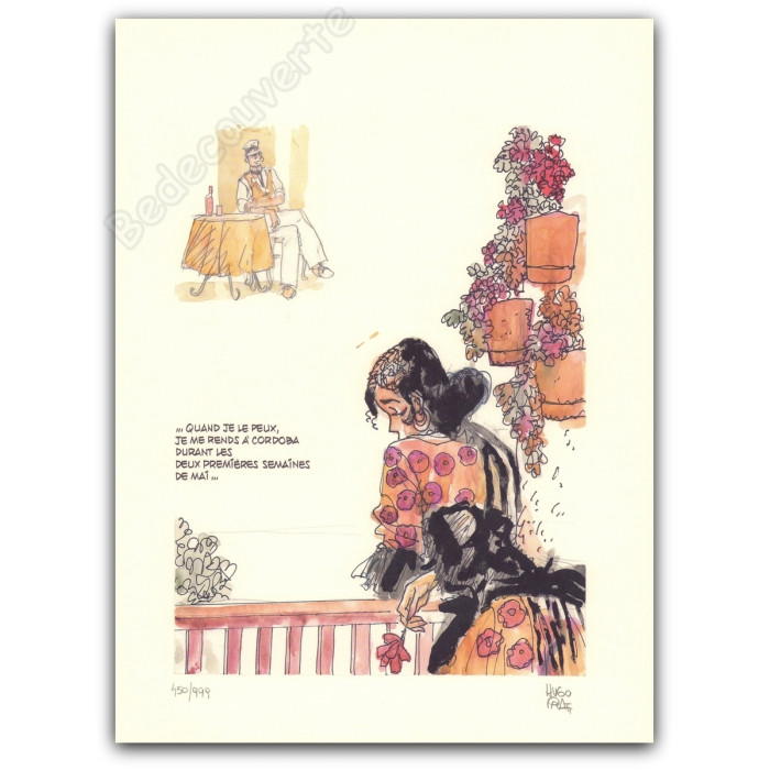 Pratt - Corto Maltese en Cordoba Mai signé