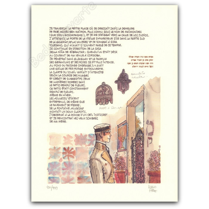 Pratt - Corto Maltese en Cordoba Gibraltar signé