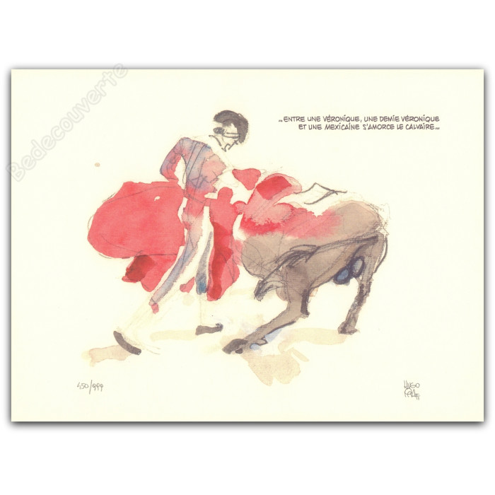 Pratt - Corto Maltese en Cordoba Corrida signé