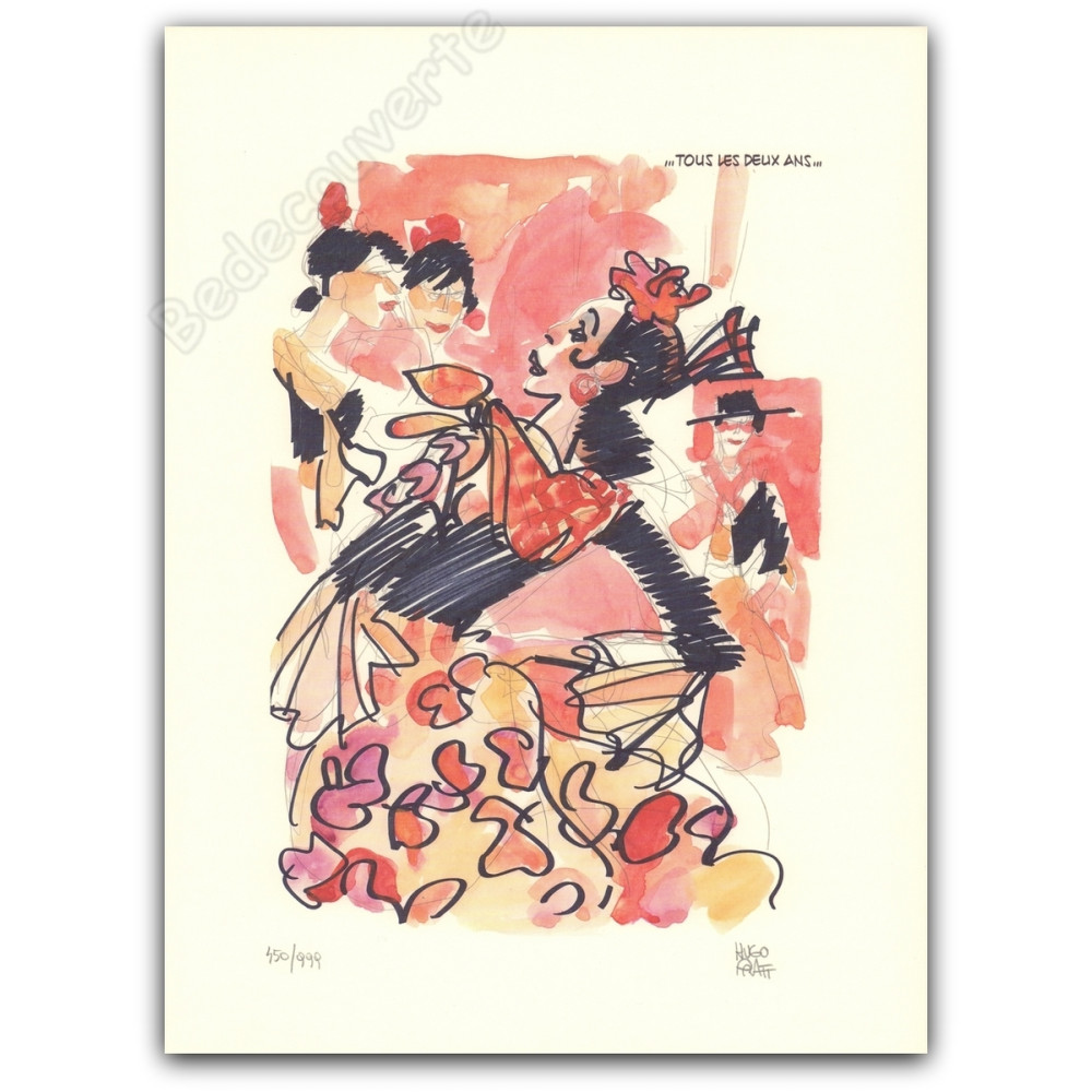 Pratt - Corto Maltese en Cordoba Tous les deux ans signé