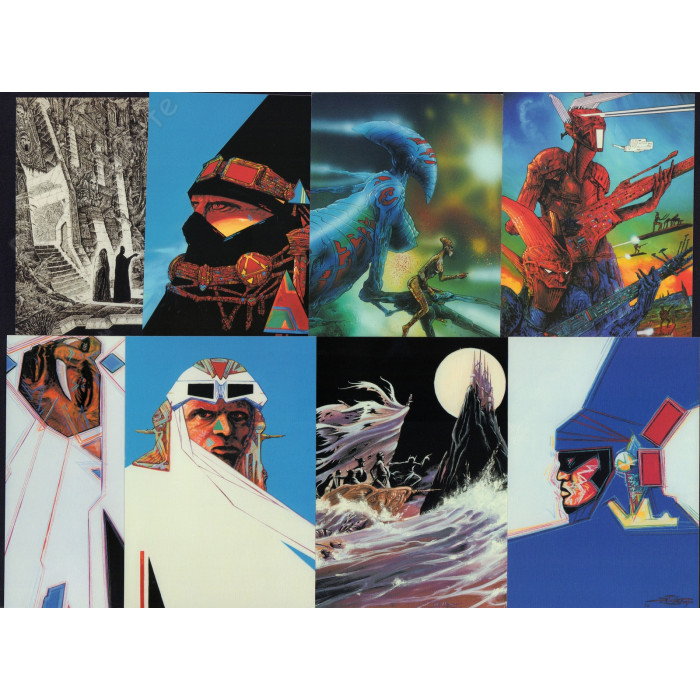 Druillet - Lot de 8 cartes postales Année 2000