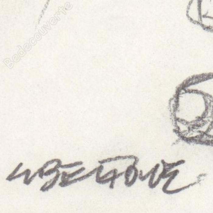 Liberatore Tanino - Dessin Original Portrait RanXerox - C