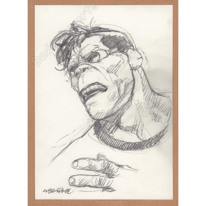 Liberatore Tanino - Dessin Original Portrait RanXerox - C