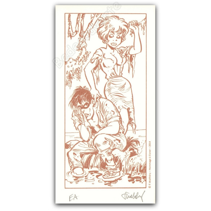 Walthéry - Natacha Hommage à Will Eisner Brun
