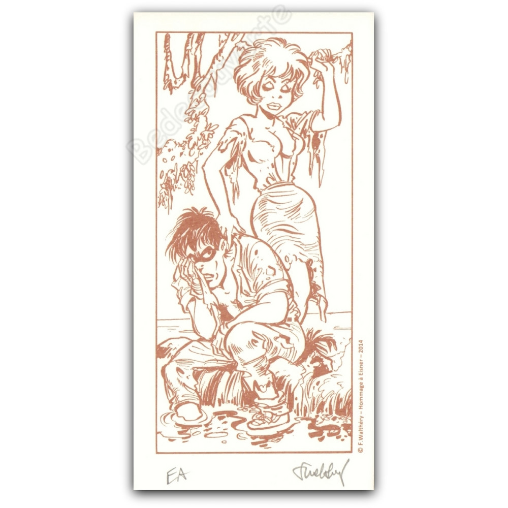 Walthéry - Natacha Hommage à Will Eisner Brun