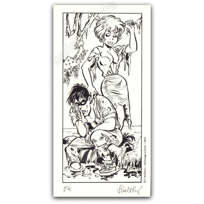 Walthéry - Natacha Hommage à Will Eisner NB