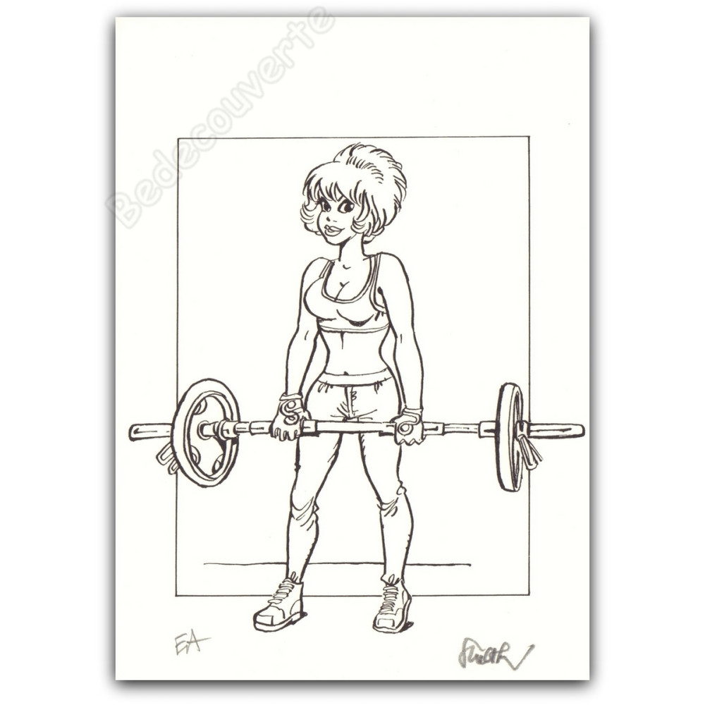 Walthéry - Natacha Musculation NB