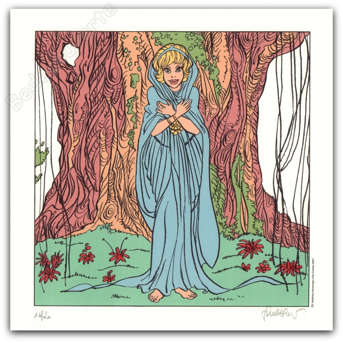 Walthéry - Natacha Hommage à Rie Cramer Variante bis