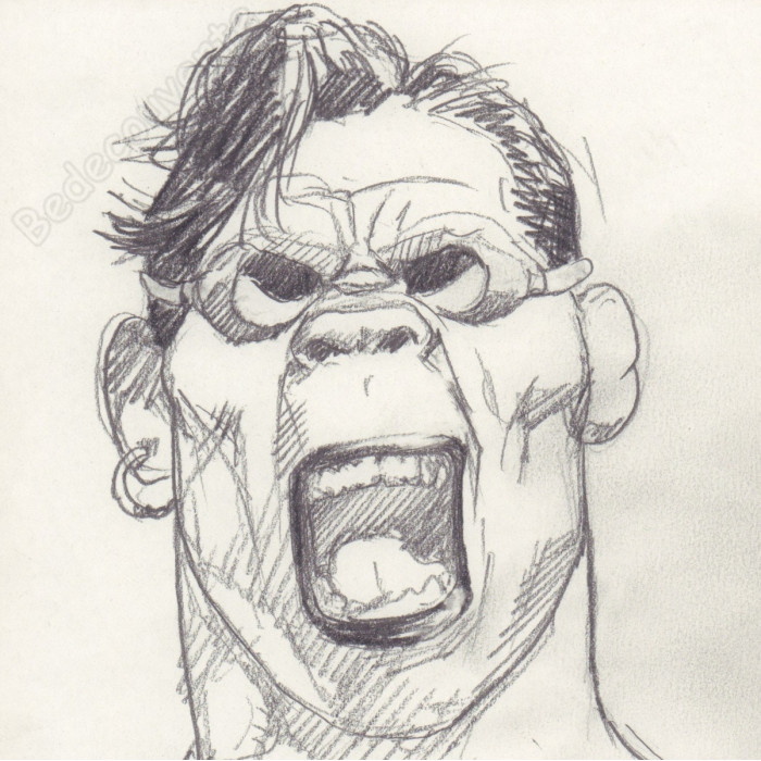 Liberatore Tanino - Dessin Original Portrait RanXerox - E