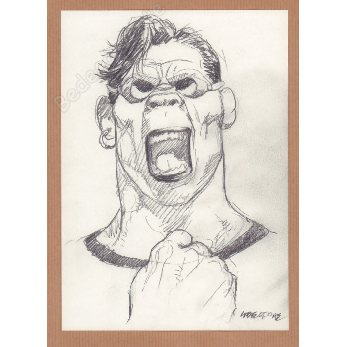 Liberatore Tanino - Dessin Original Portrait RanXerox - E