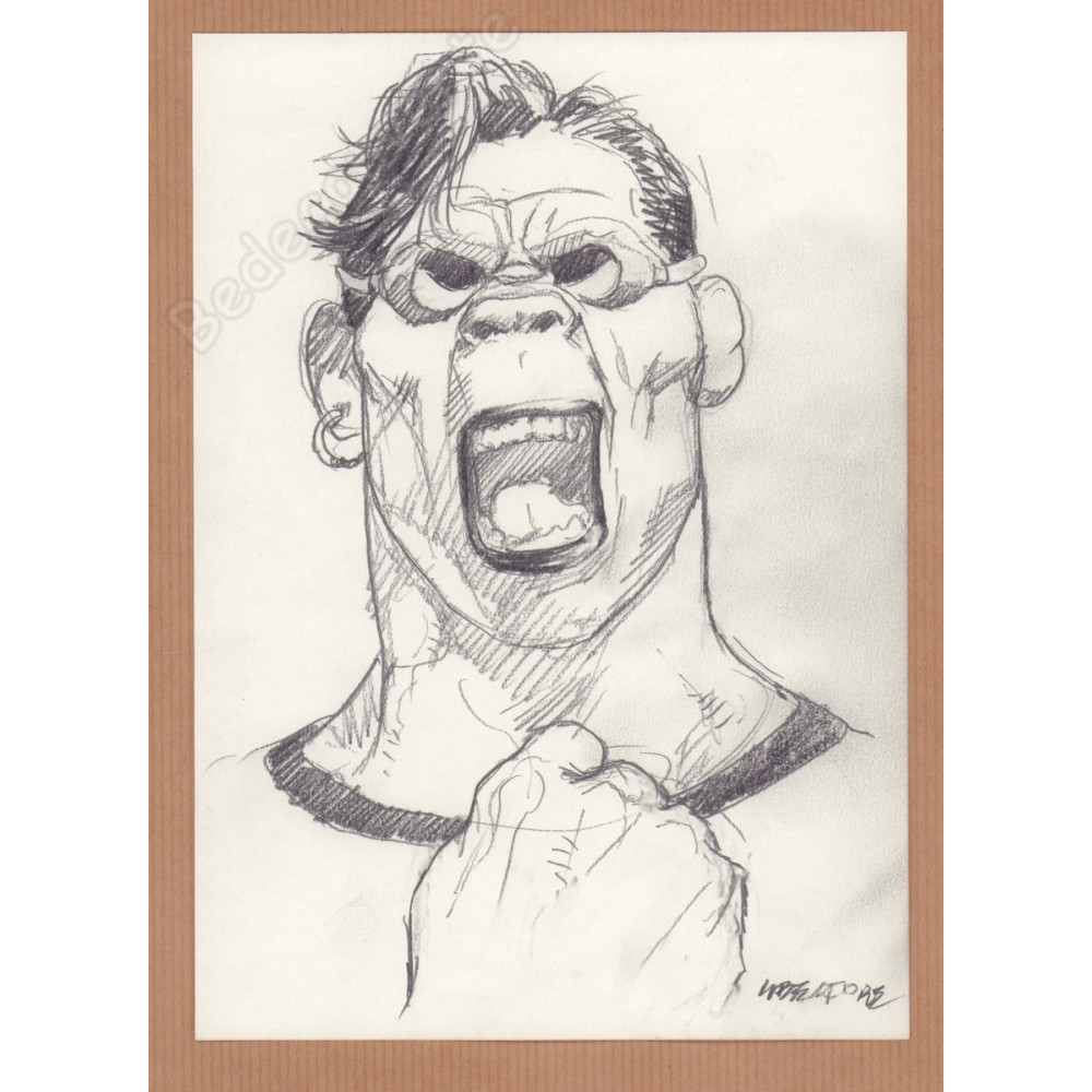 Liberatore Tanino - Dessin Original Portrait RanXerox - E