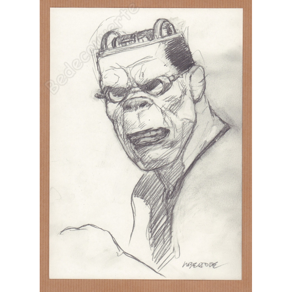 Liberatore Tanino - Dessin Original Portrait RanXerox - B