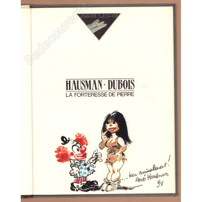 Hausman - La Forteresse de pierre EO + Dédicace