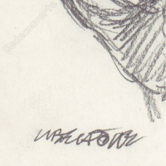 Liberatore Tanino - Dessin Original Portrait de femme - D