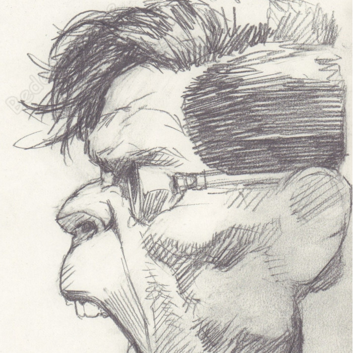 Liberatore Tanino - Dessin Original Portrait RanXerox - G