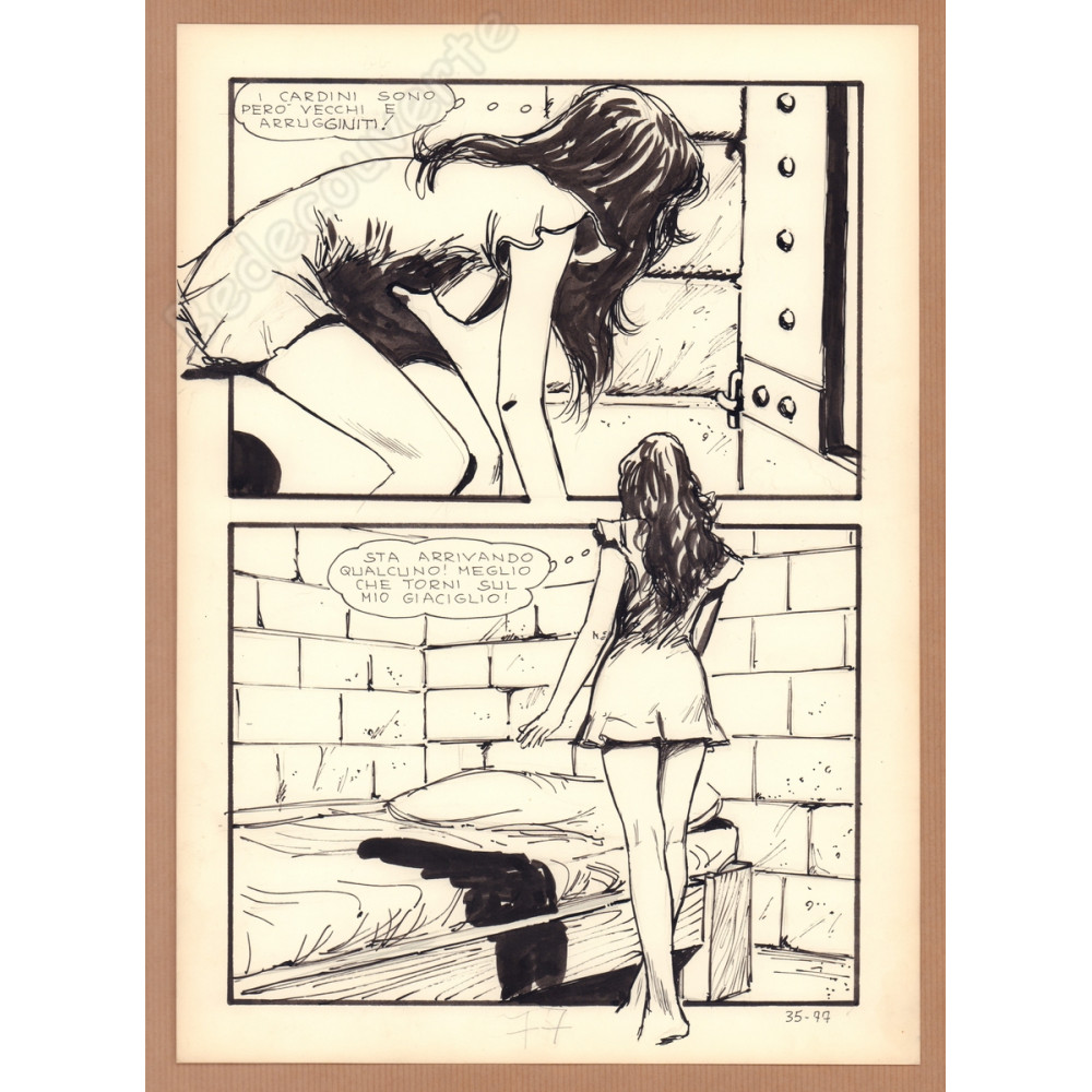 Manara Milo - Planche Originale Jolanda 35-77