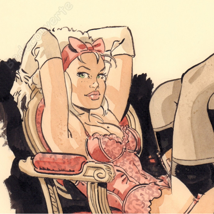 Meynet Félix - Dessin original Mirabelle pour l'Artbook 69 - F