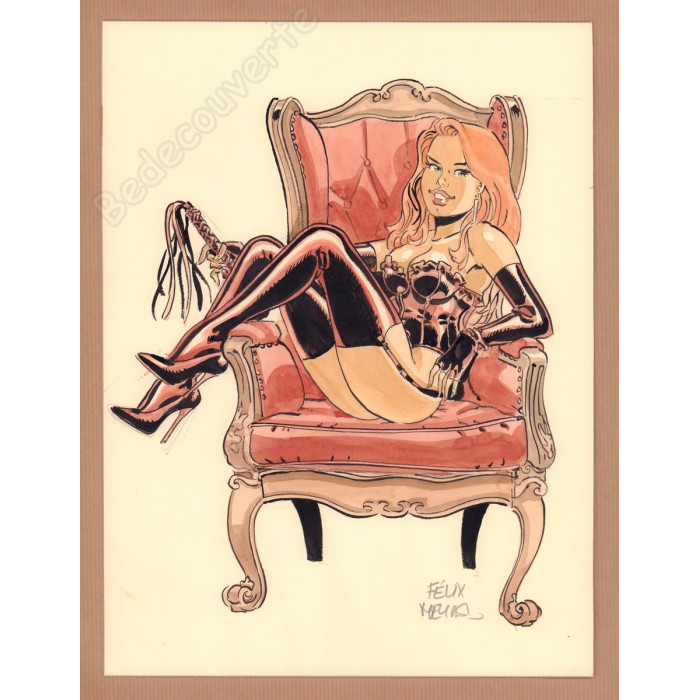 Meynet Félix - Dessin original Mirabelle pour l'Artbook 69 - H