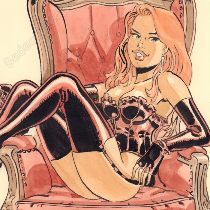 Meynet Félix - Dessin original Mirabelle pour l'Artbook 69 - H