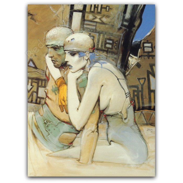 Bilal - Bleu Sang II 18x24