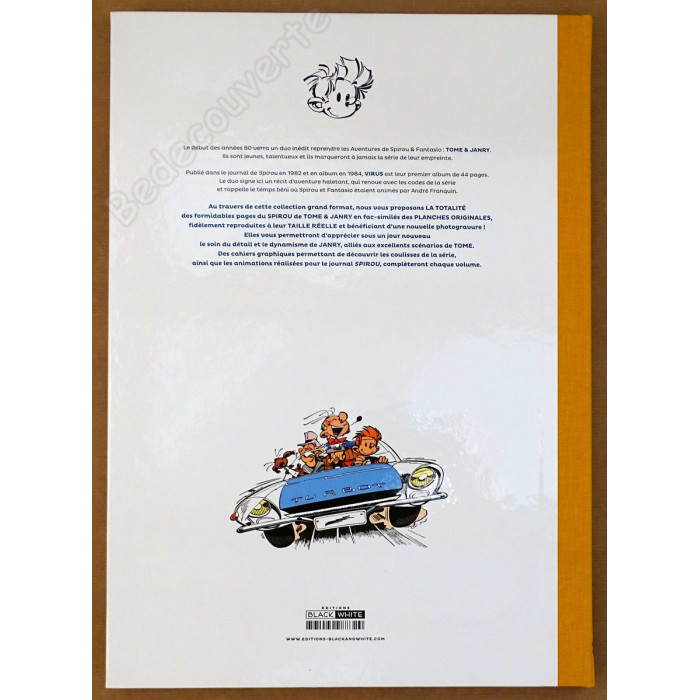 Janry - Spirou et Fantasio 33 Virus Tirage de luxe