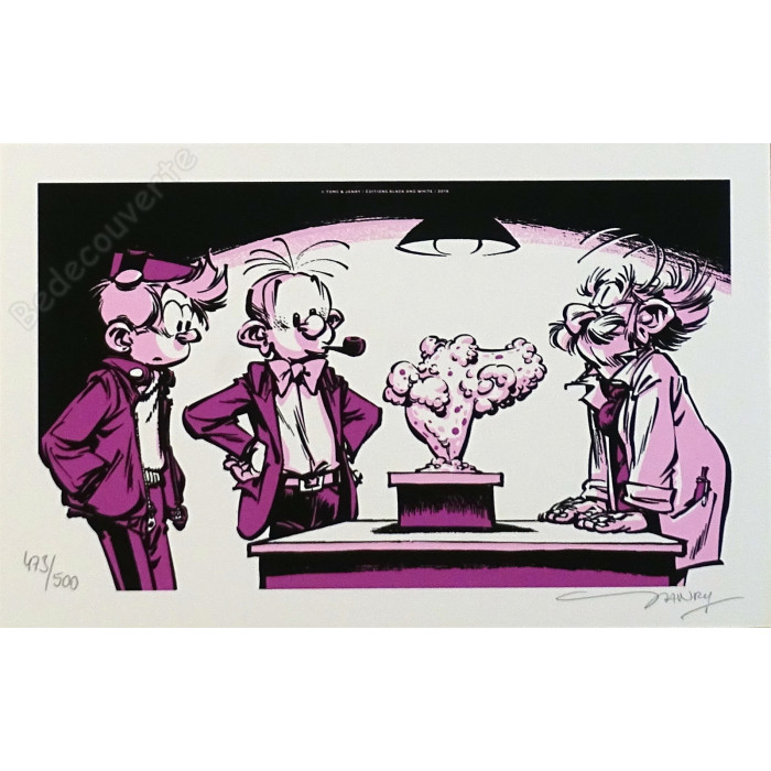 Janry - Spirou et Fantasio 33 Virus Tirage de luxe