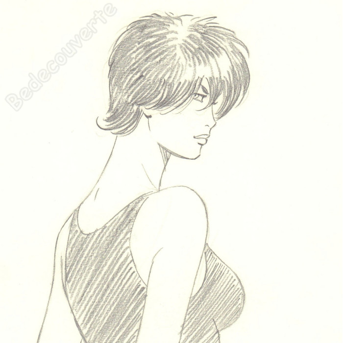 Berthet Philippe - Dessin Original pour Irina Treize Mystery